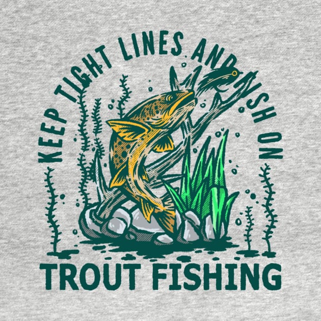 Trout fishing by Theodhian